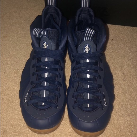 air foamposite one.   (midnight navy) - Picture 4 of 7